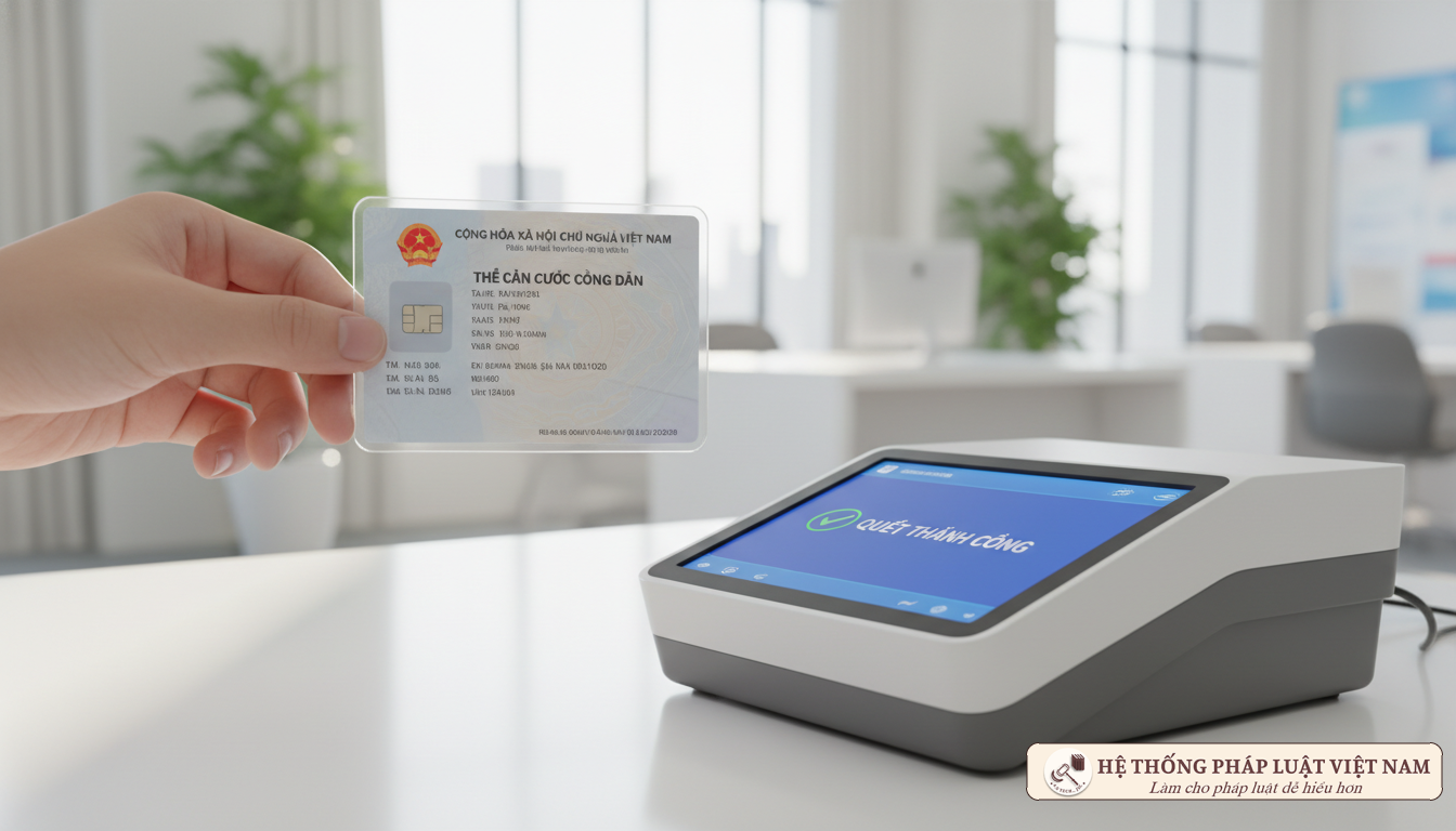 Quét thẻ Căn cước công dân gắn chip