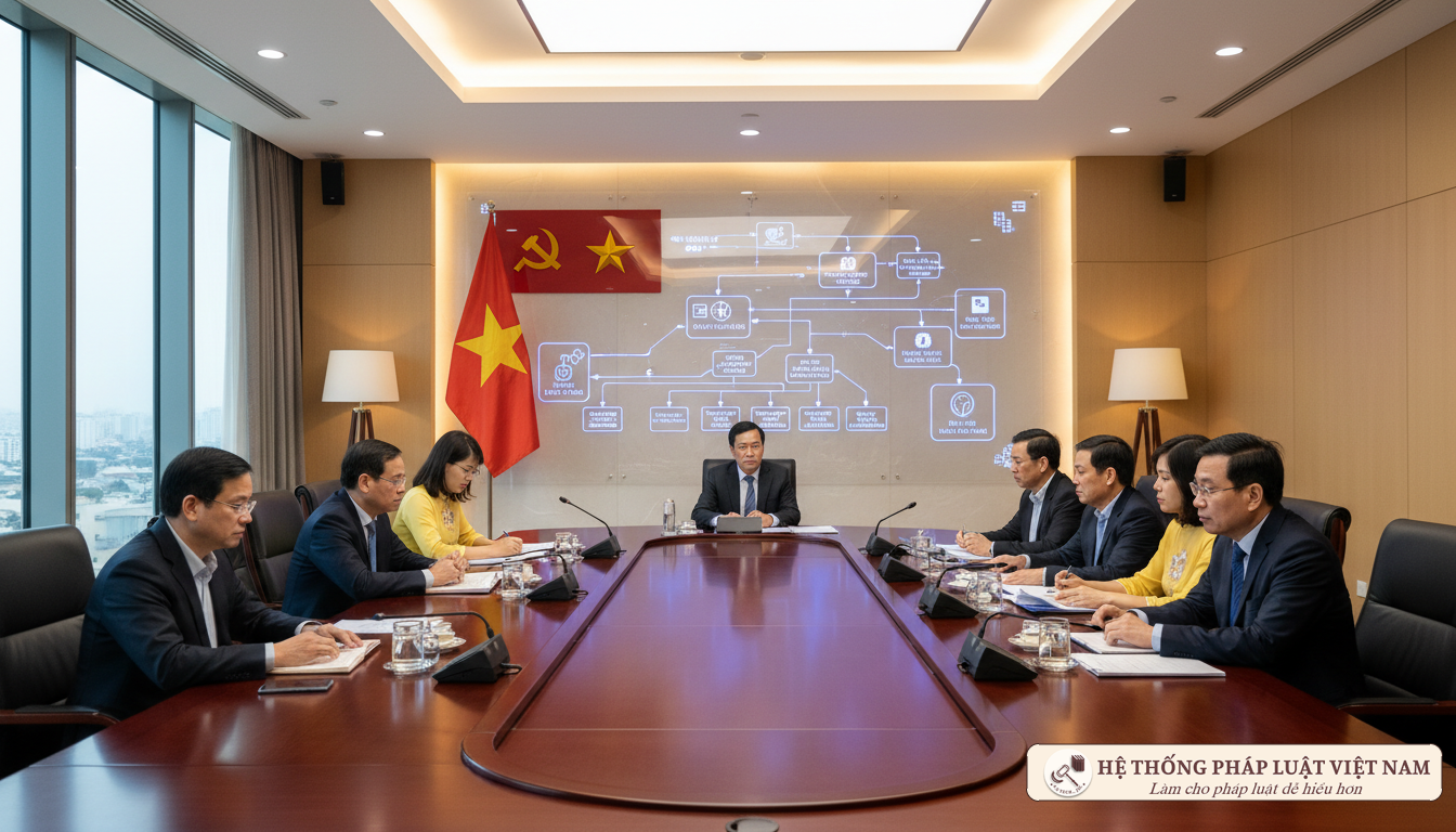 Họp bàn về cơ cấu tổ chức bộ máy nhà nước