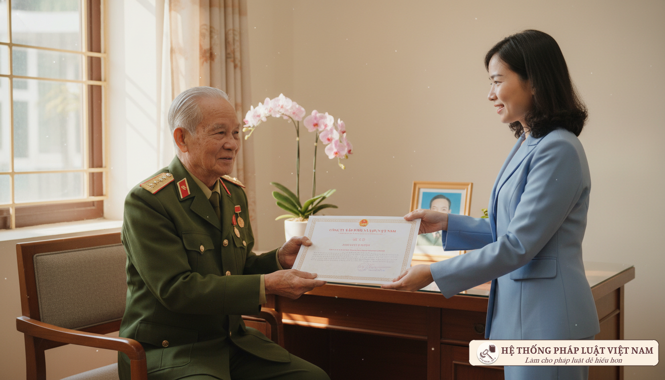 Quân nhân xuất ngũ nhận trợ cấp