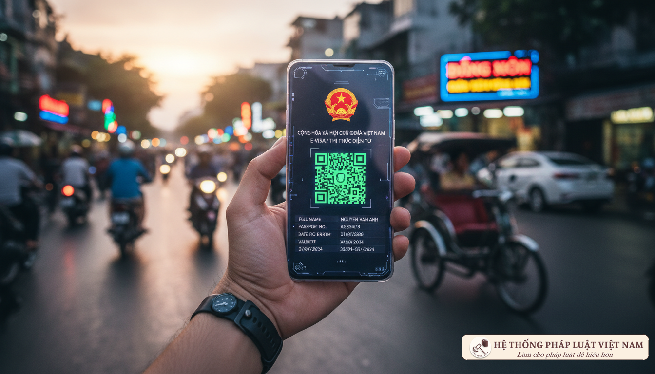 E-visa Việt Nam trên điện thoại