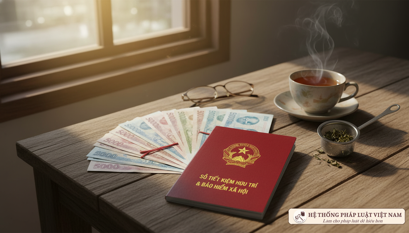 Sổ bảo hiểm xã hội và tiền VND