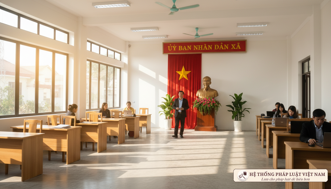 Trụ sở UBND xã hiện đại