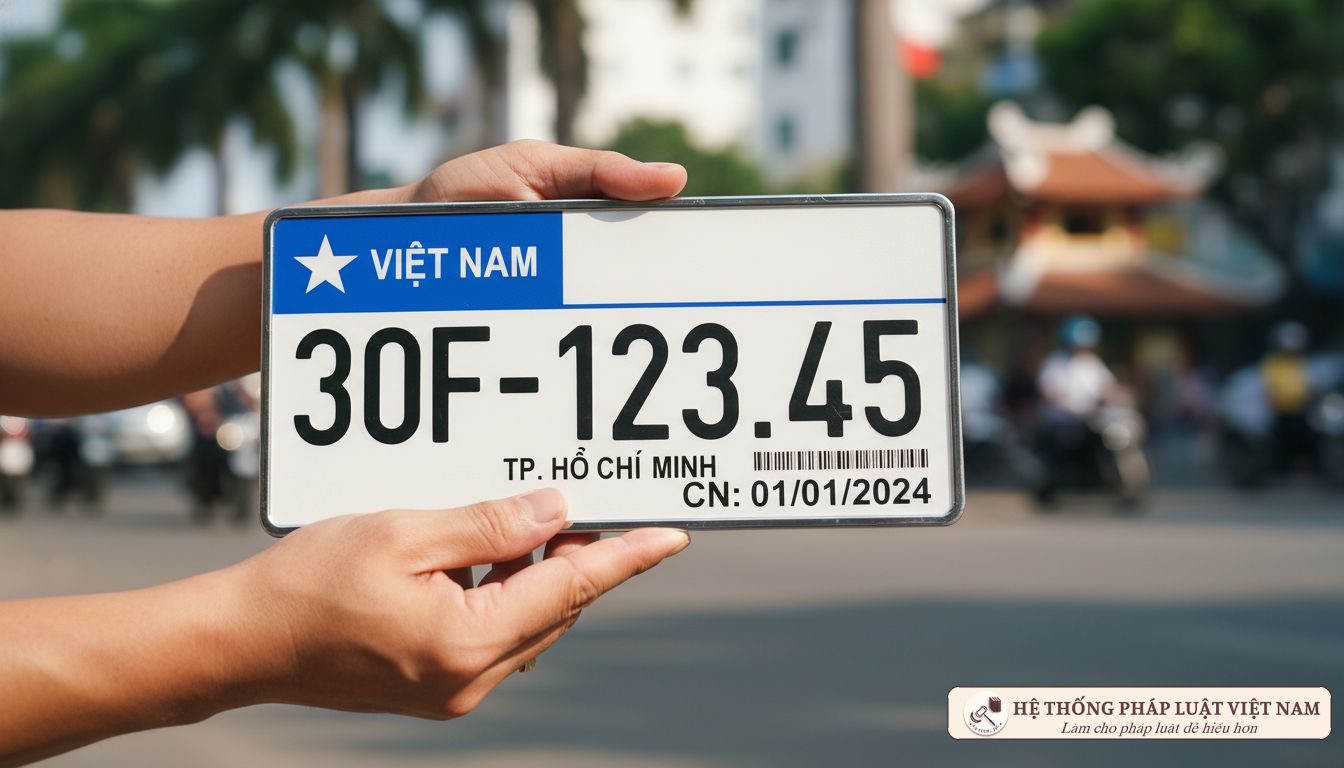 Biển số xe ô tô mới