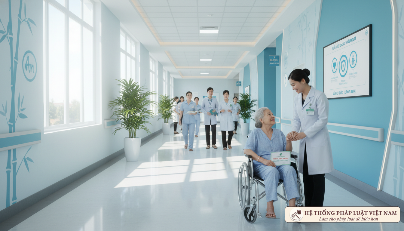 Bác sĩ tư vấn quyền lợi bảo hiểm y tế và xã hội cho bệnh nhân