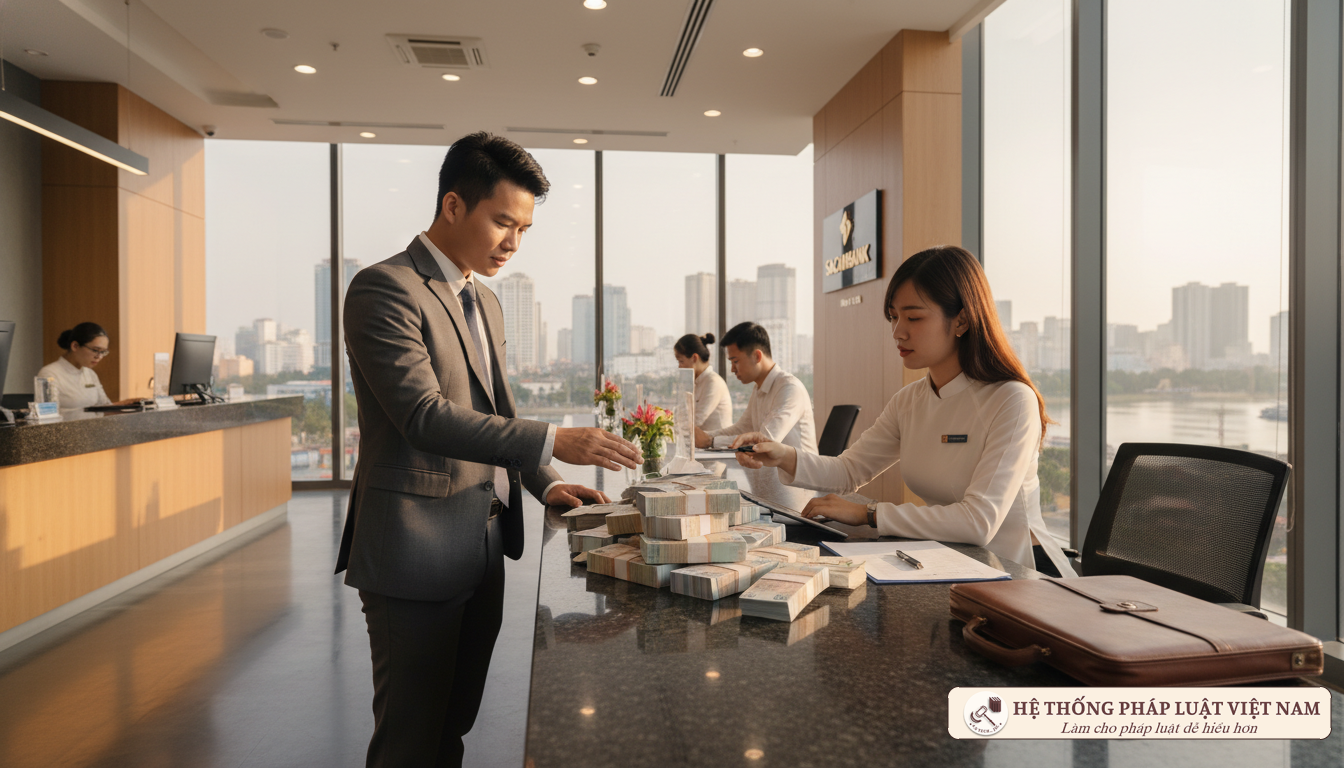 Giao dịch ngân hàng 400 triệu đồng