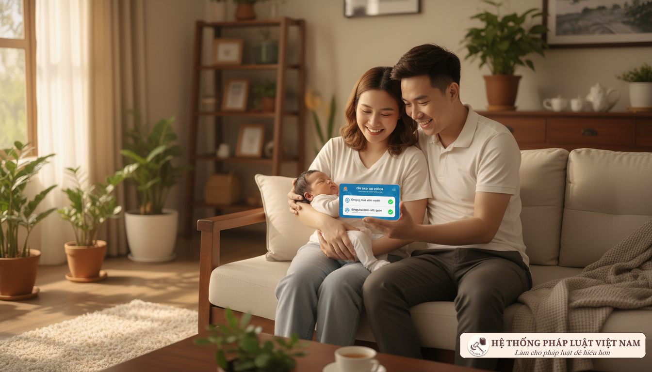 Thủ tục đăng ký BHYT cho trẻ em online