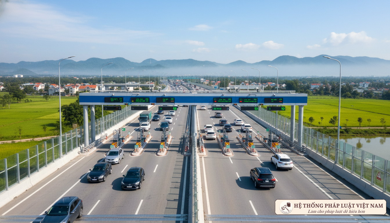 Mới nhất: 5 nhóm xe phải nộp phí cao tốc và những trường hợp được miễn phí từ 10/10/2024
