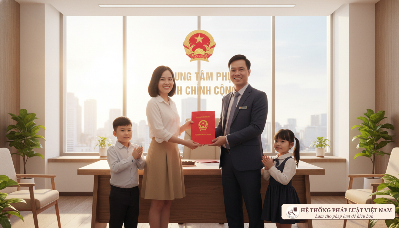 Người dân nhận Sổ đỏ lần đầu