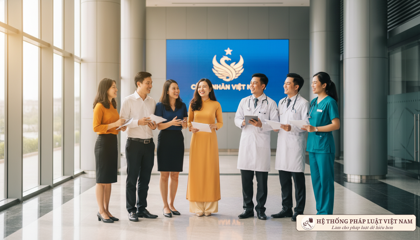 Viên chức thảo luận về chính sách tiền lương mới