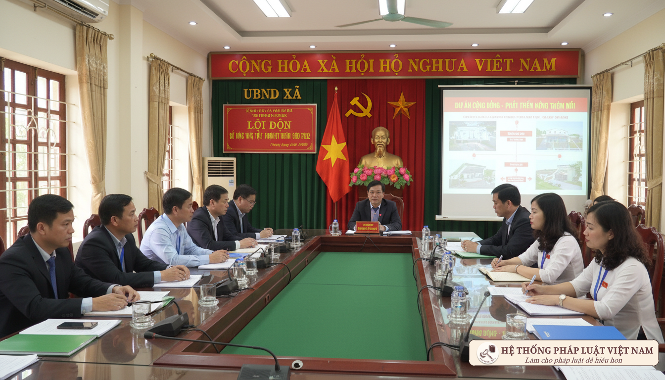 Họp hội đồng nhân dân cấp xã