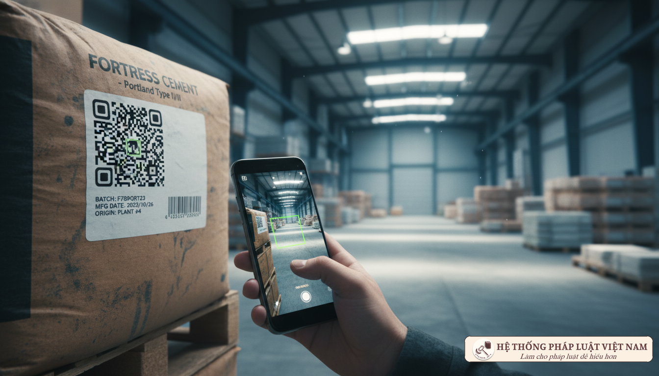 Truy xuất nguồn gốc vật liệu xây dựng qua mã QR