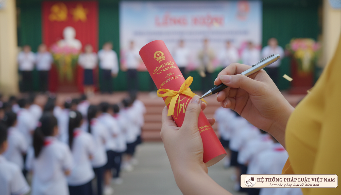 Bằng khen và thành tích của giáo viên