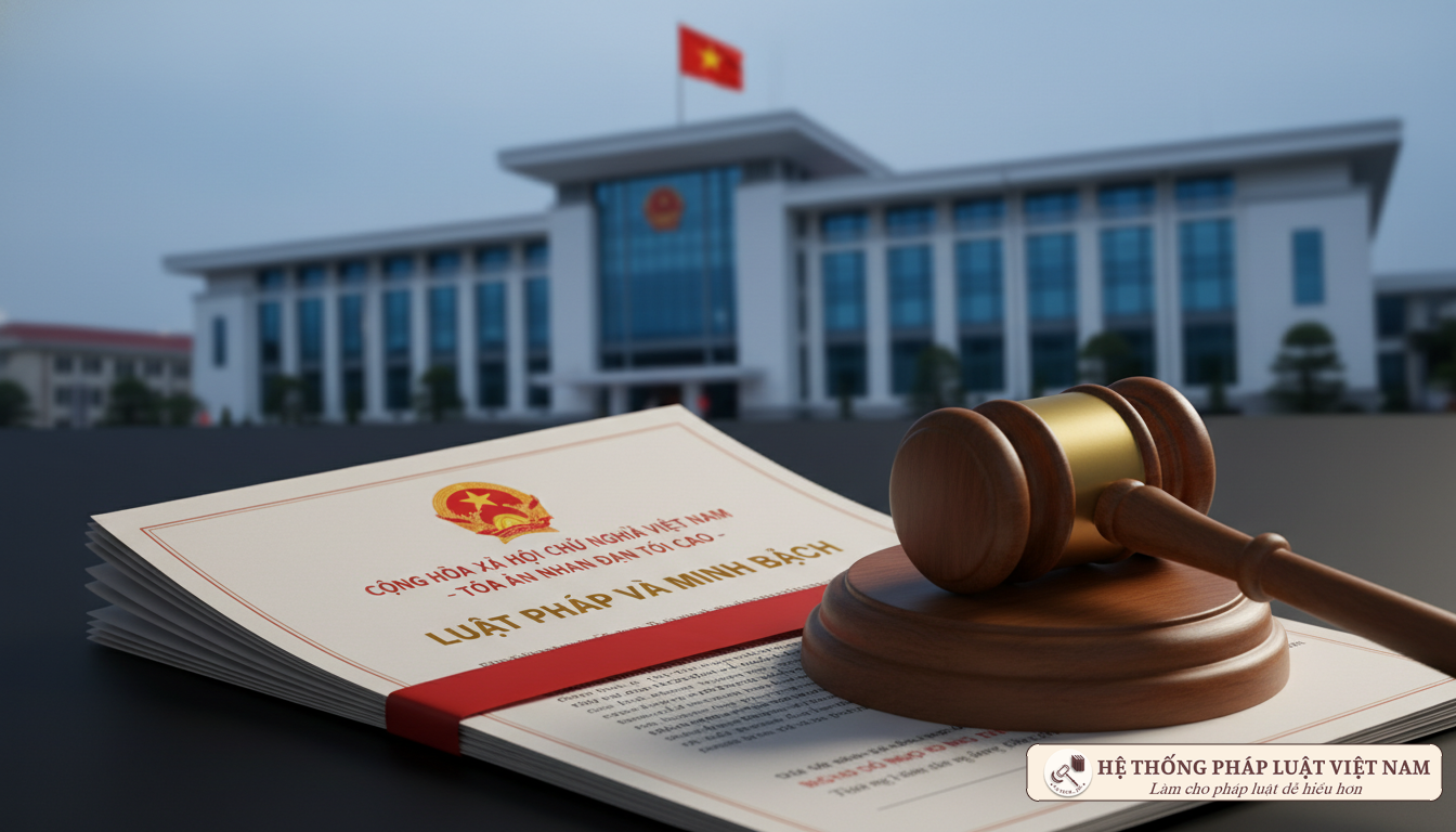 Biểu tượng pháp luật và sự minh bạch Việt Nam