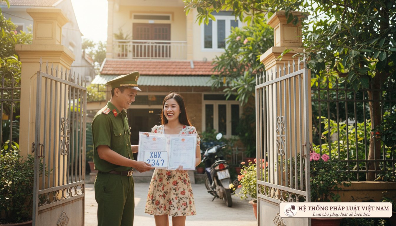 Nhận biển số xe qua dịch vụ bưu chính