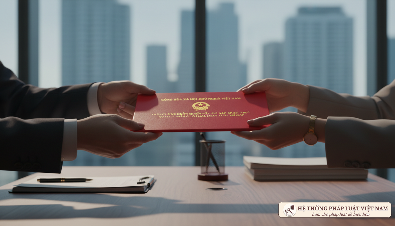 Trao sổ hồng căn hộ chung cư mini