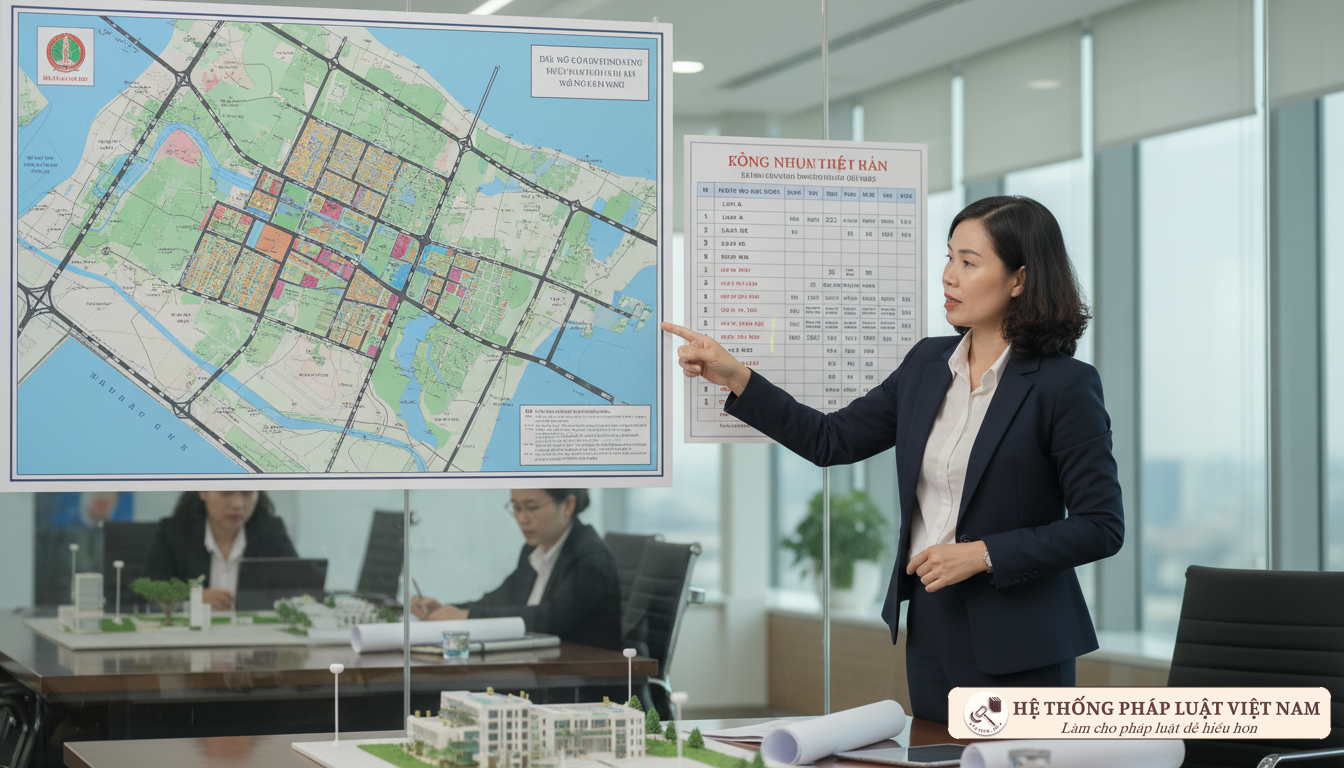 Cán bộ quy hoạch hướng dẫn đánh số nhà