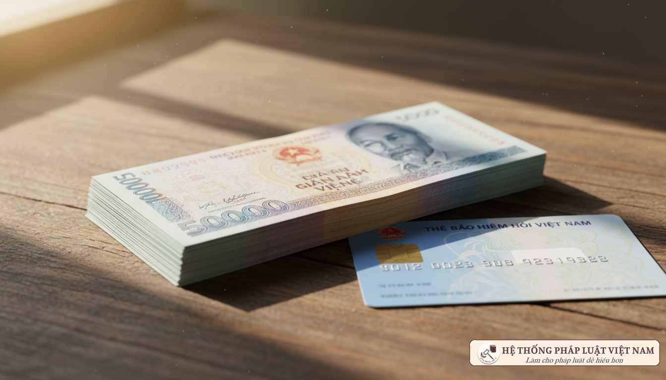 Tiền Việt Nam và thẻ bảo hiểm xã hội
