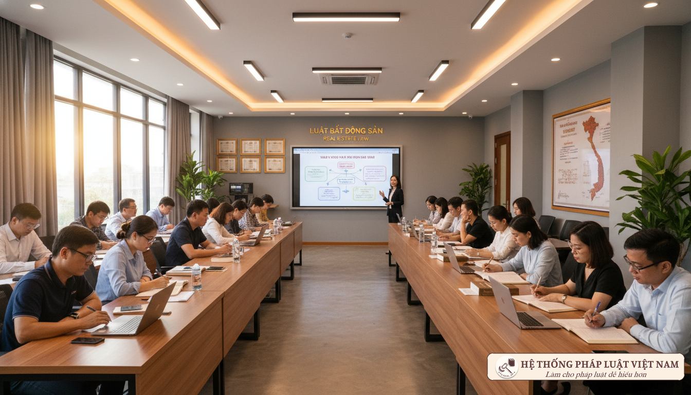 Lớp học đào tạo môi giới bất động sản