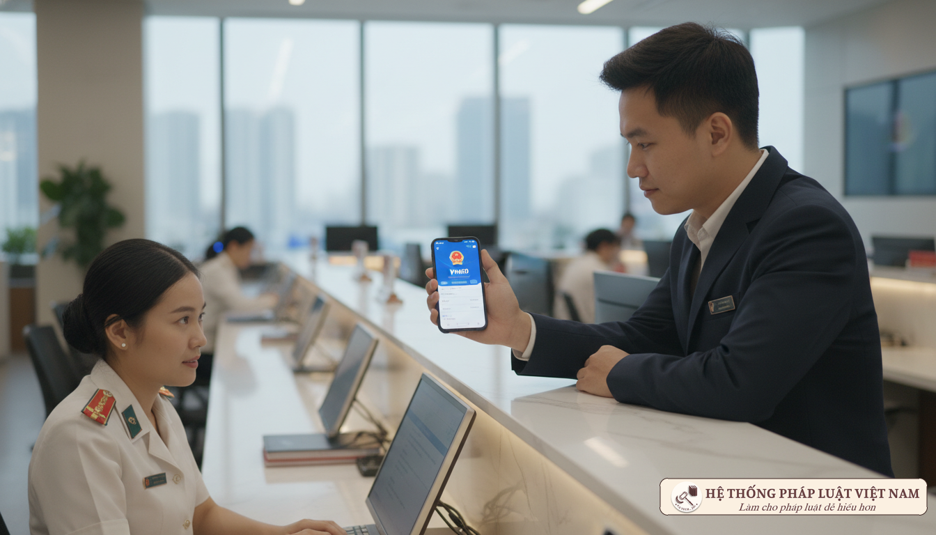 Sử dụng VNeID đăng ký cư trú