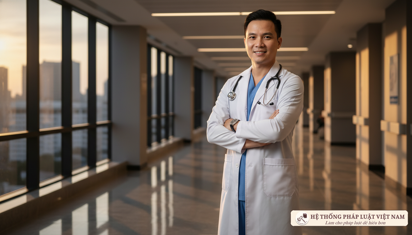Bác sĩ Việt Nam chuyên nghiệp trong bệnh viện hiện đại