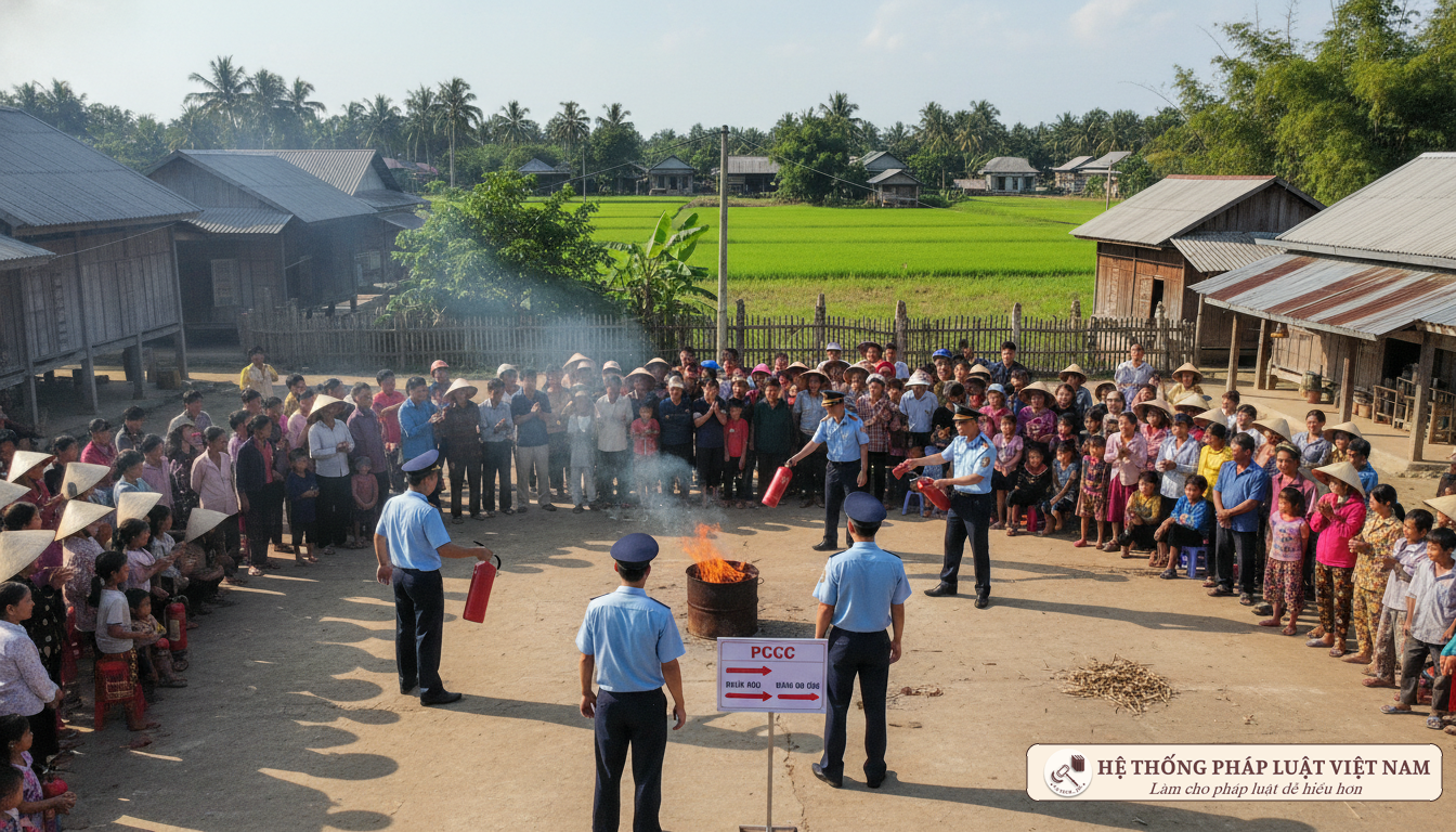 Tập huấn PCCC tại địa phương