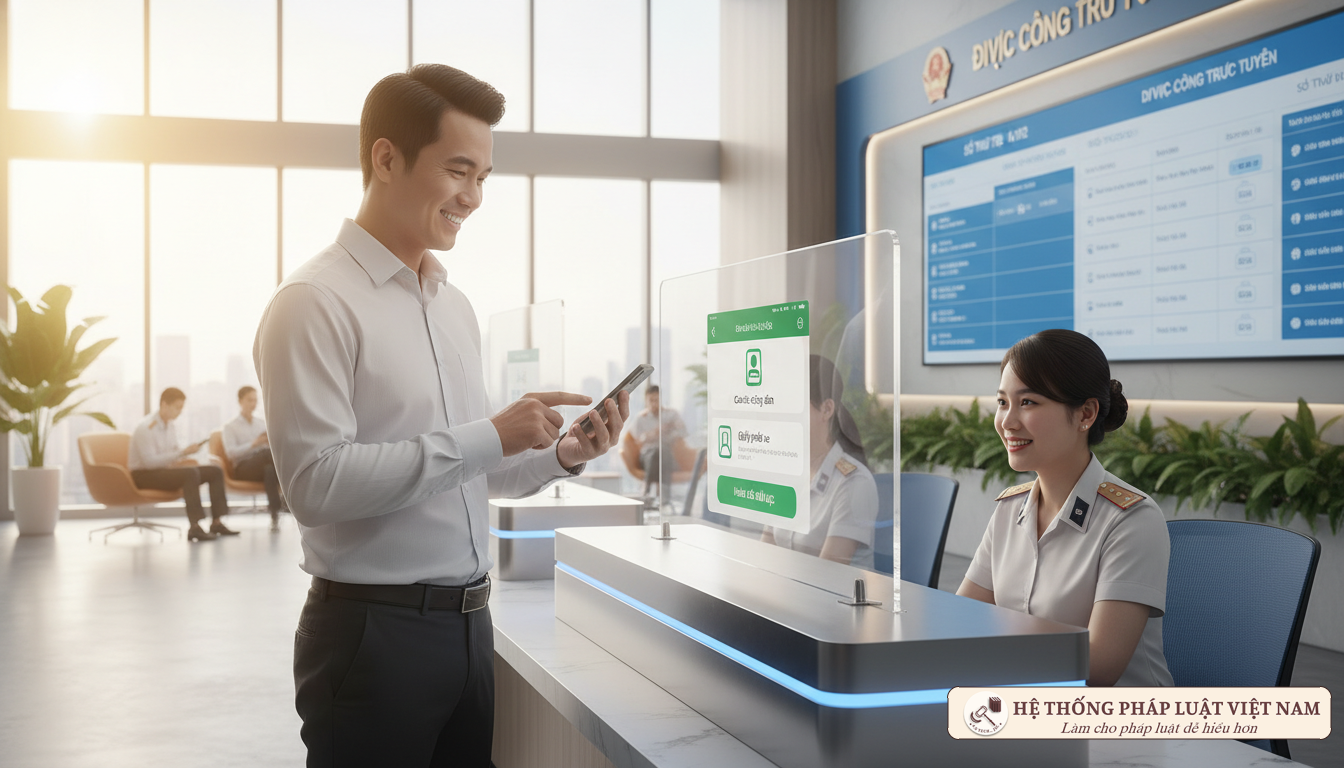 Công dân sử dụng dịch vụ công trực tuyến