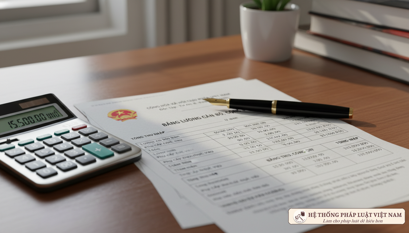Chi tiết bảng lương công chức mới