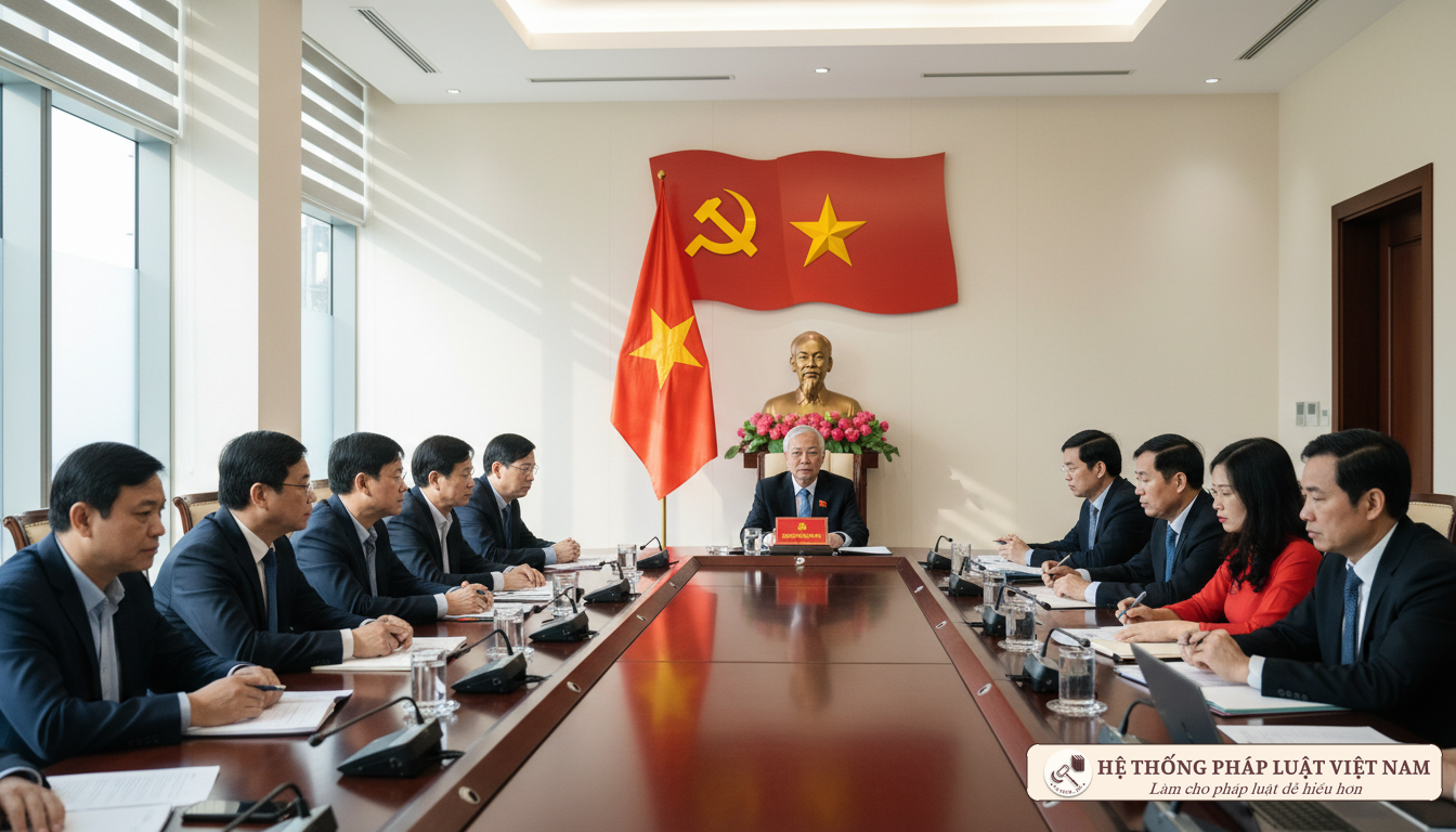 Họp Đảng ủy cơ sở đặc khu chuyên nghiệp