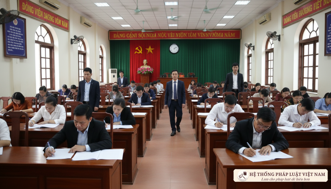 Cảnh báo: 3 lỗi &#039;tử thần&#039; khiến thí sinh bị đình chỉ thi công chức từ 10/12/2025
