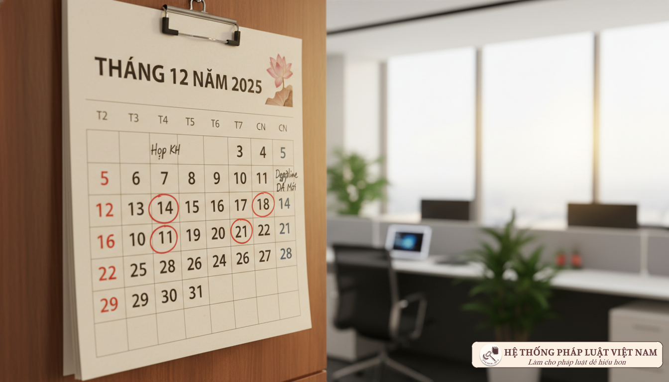 Lịch nộp báo cáo doanh nghiệp