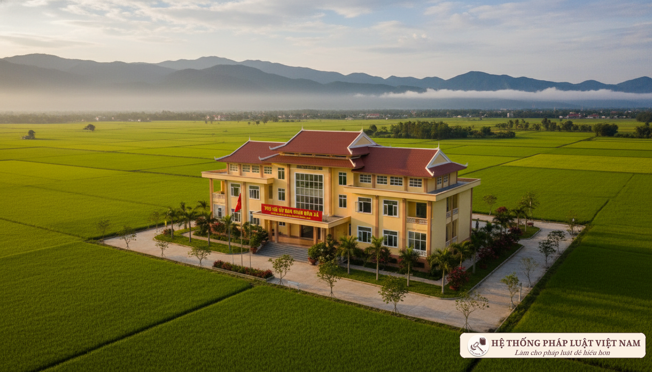 Trụ sở UBND xã hiện đại