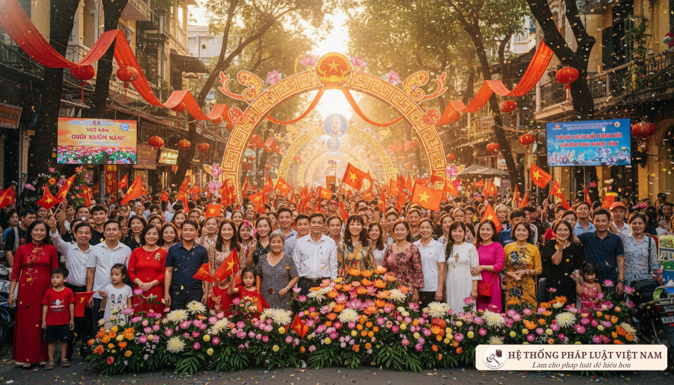 Người dân Hà Nội mừng Quốc khánh
