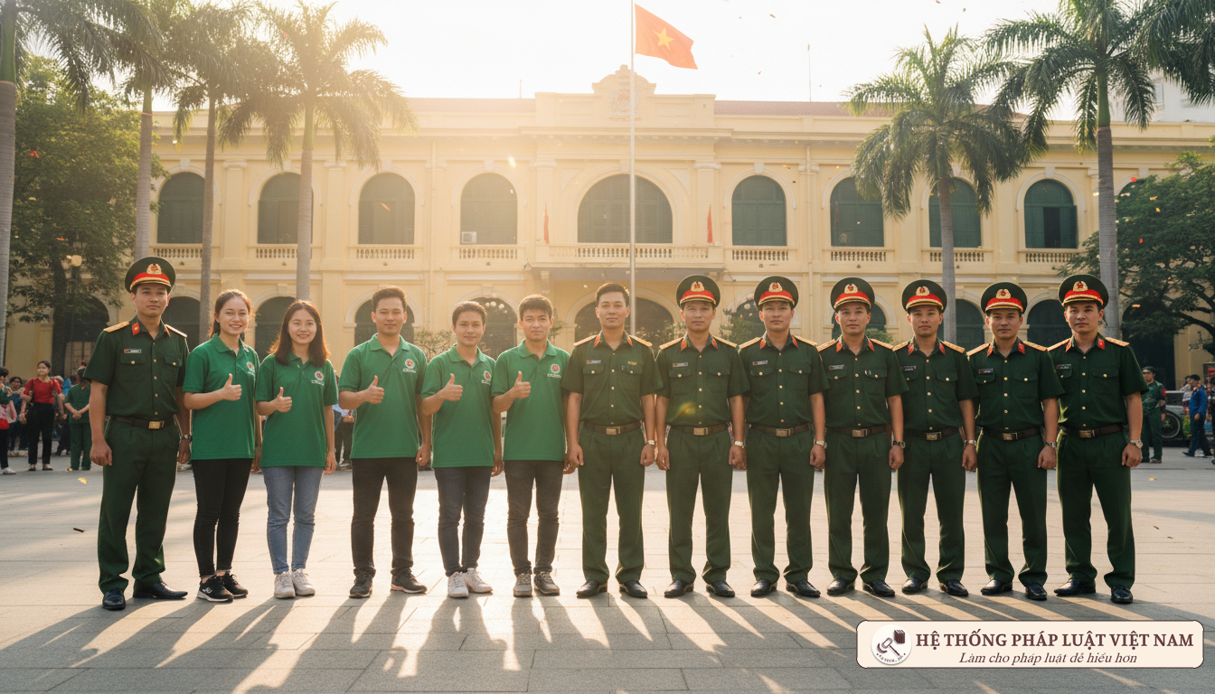Quân nhân và thanh niên xung phong Việt Nam