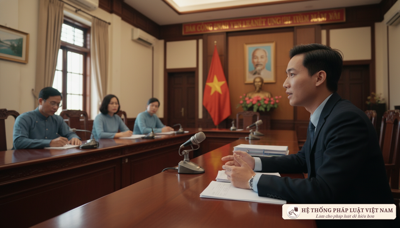 Thí sinh thi vấn đáp công chức vòng 2