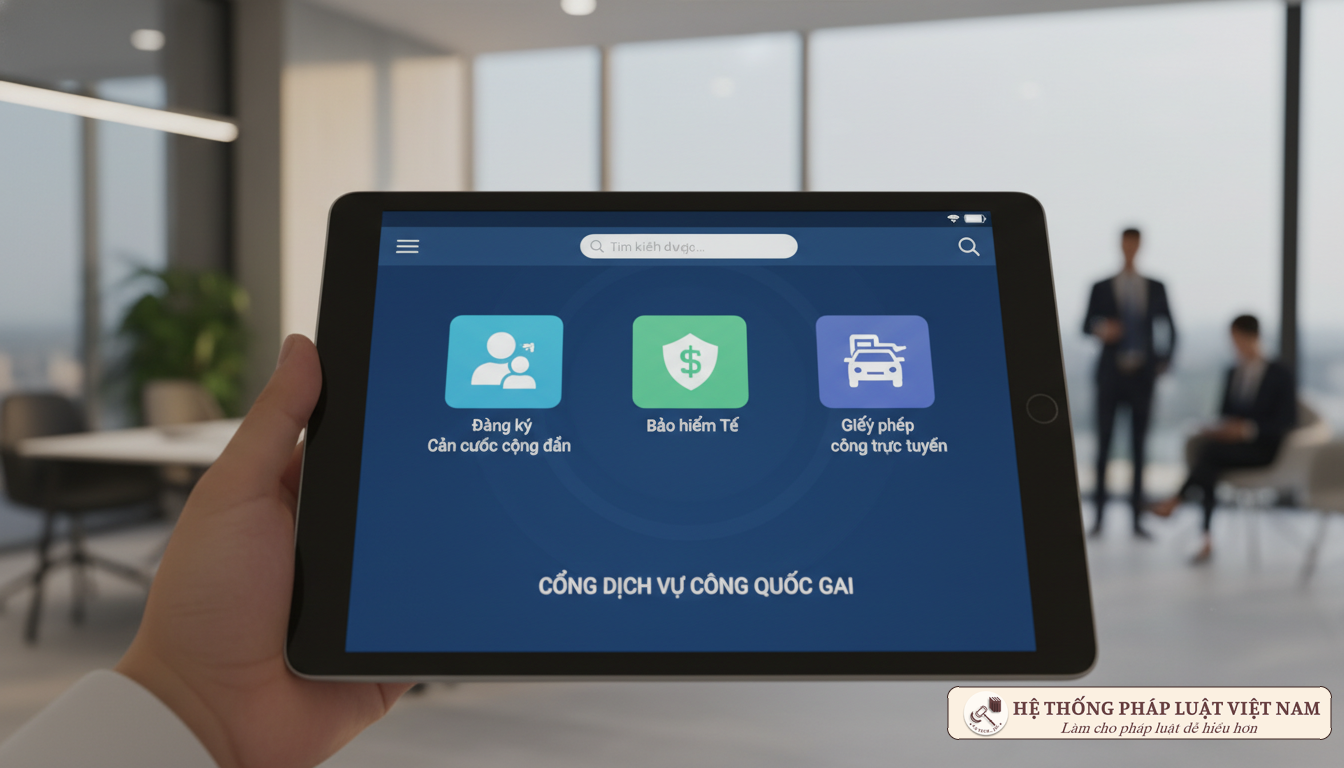 Công nghệ số trong giải quyết thủ tục hành chính