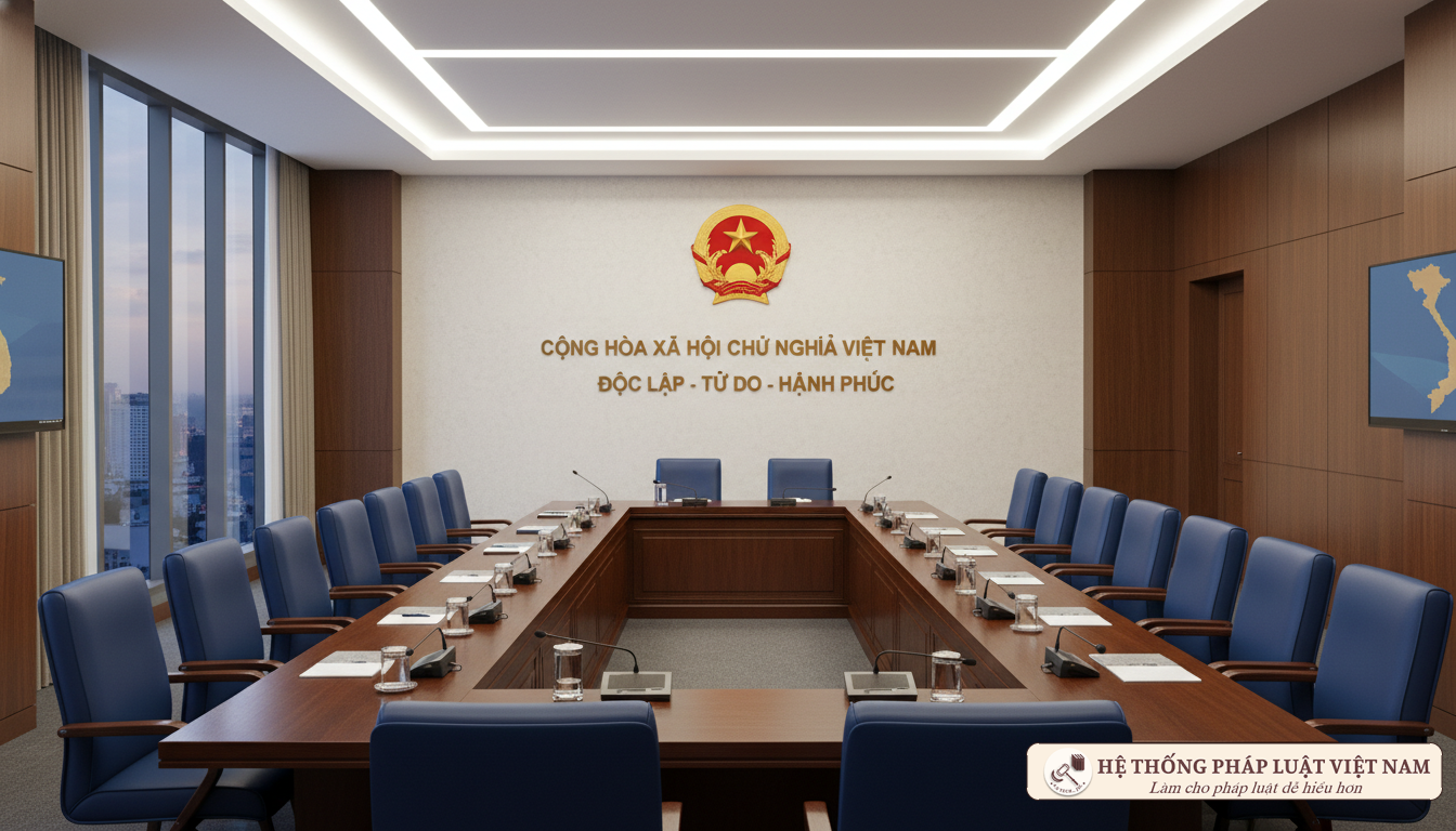 Phòng họp công sở chuyên nghiệp tại Việt Nam