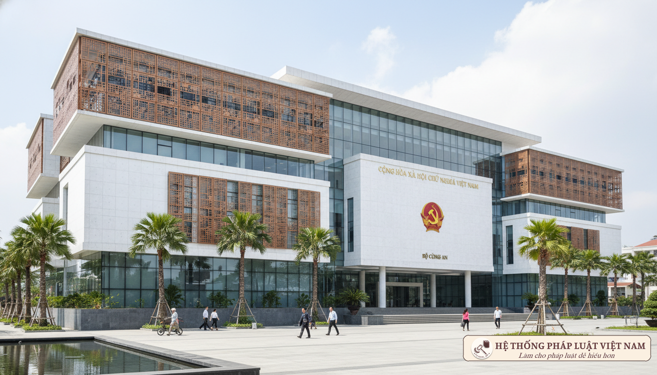 Tòa nhà đơn vị sự nghiệp công lập hiện đại