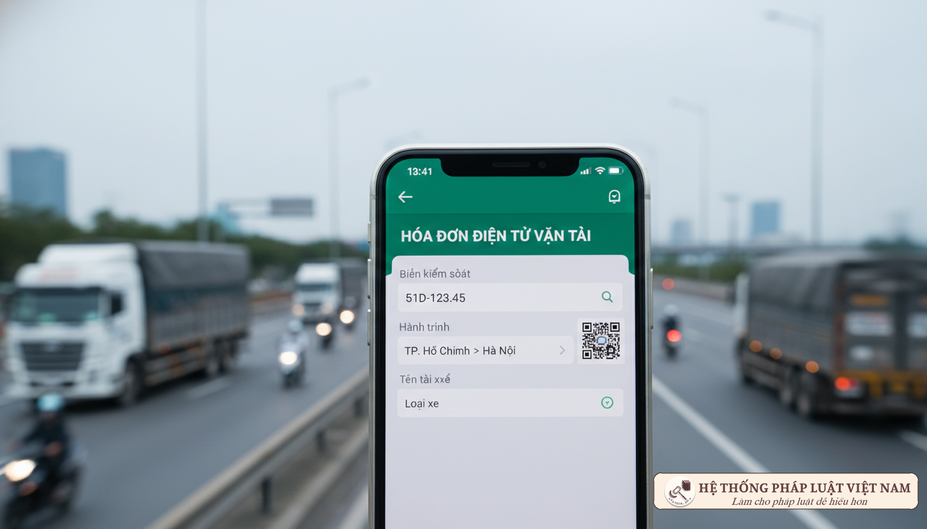 Chi tiết hóa đơn vận tải điện tử theo quy định mới