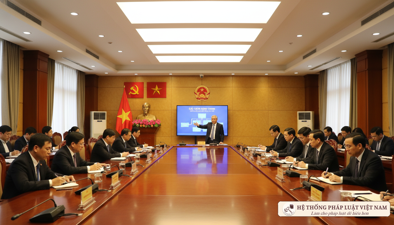 Hội nghị cán bộ thảo luận đề án sáp nhập