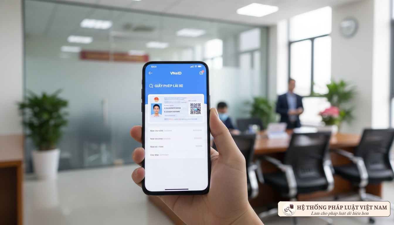 Sử dụng VNeID đăng ký xe