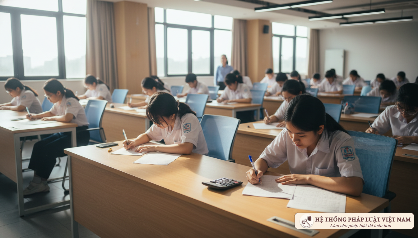 Học sinh Việt Nam trong kỳ thi tốt nghiệp
