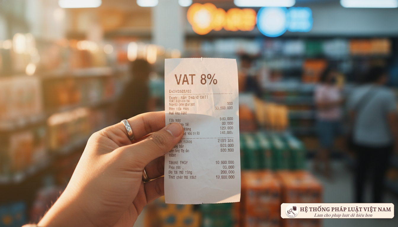 Hóa đơn thuế GTGT 8%