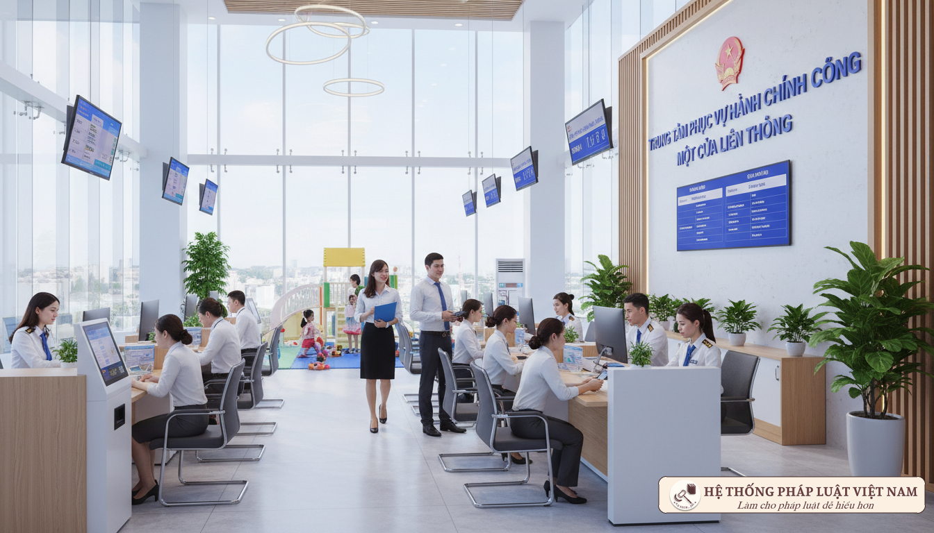 Trung tâm phục vụ hành chính công cấp xã