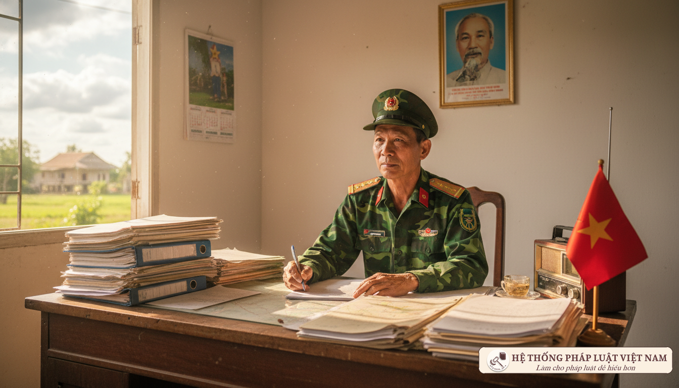 Công tác chỉ huy quân sự xã