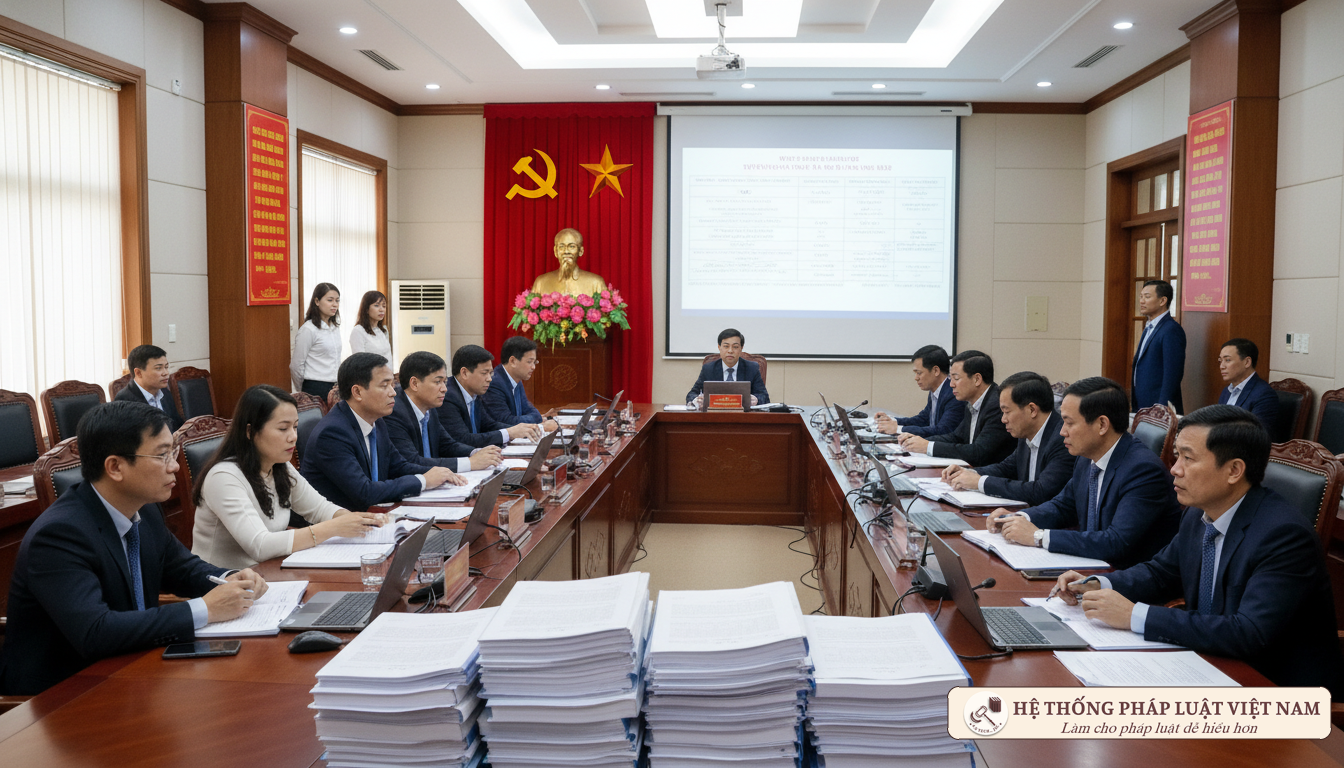Họp triển khai văn bản pháp luật tại địa phương