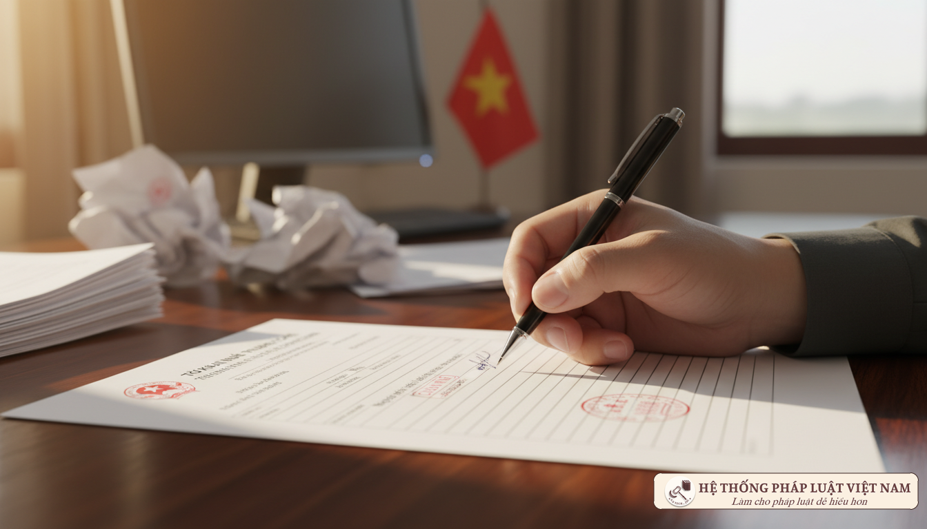 Ký hồ sơ gia hạn nộp thuế