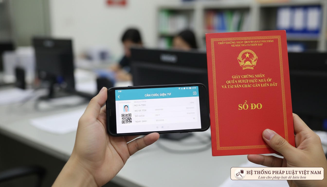 Ứng dụng VNeID và Sổ đỏ