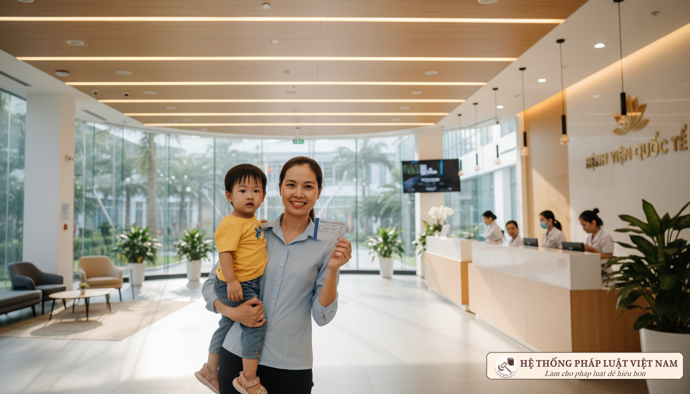 Thủ tục bảo hiểm y tế cho trẻ em tại bệnh viện