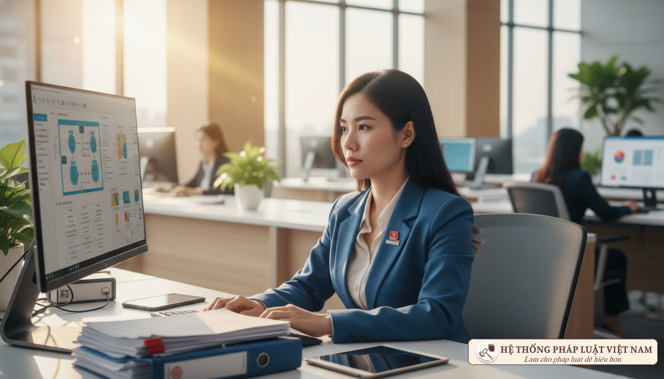 Cán bộ công chức làm việc tại xã