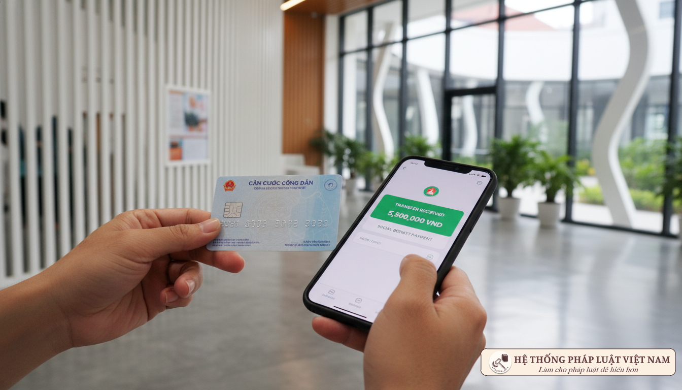 Chi trả trợ cấp xã hội qua tài khoản ngân hàng